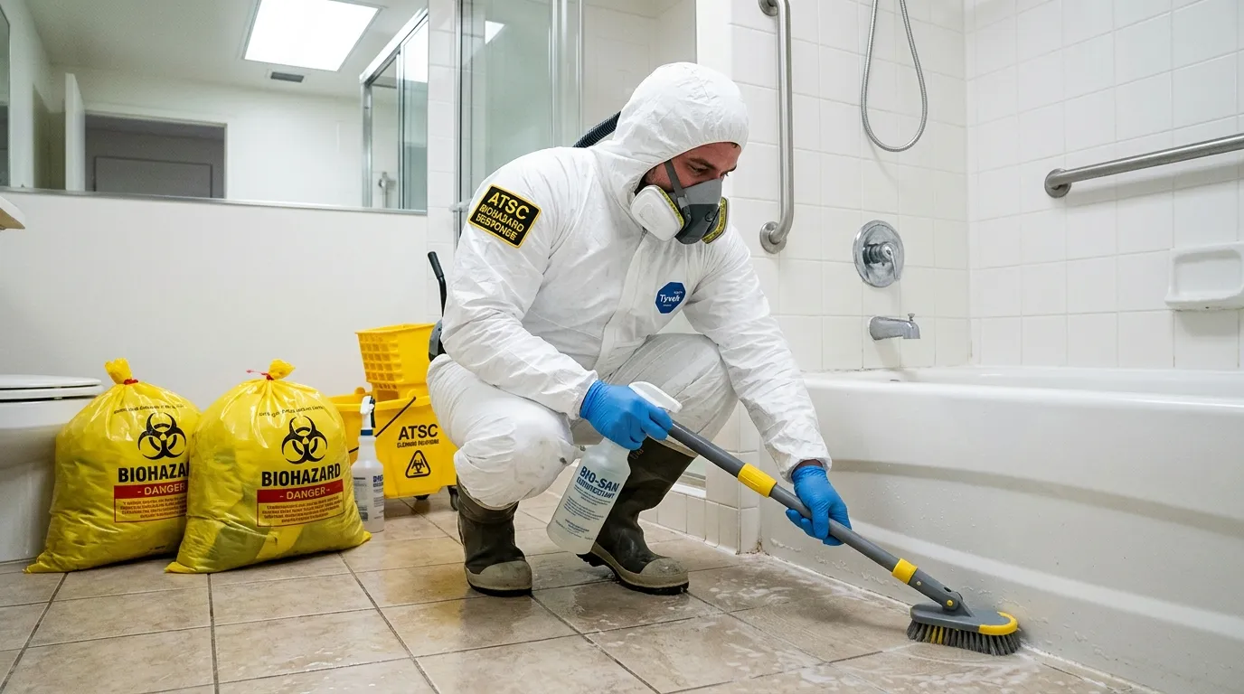 Decontamination equipment deployed for Blood Cleanup in Castle Pines North